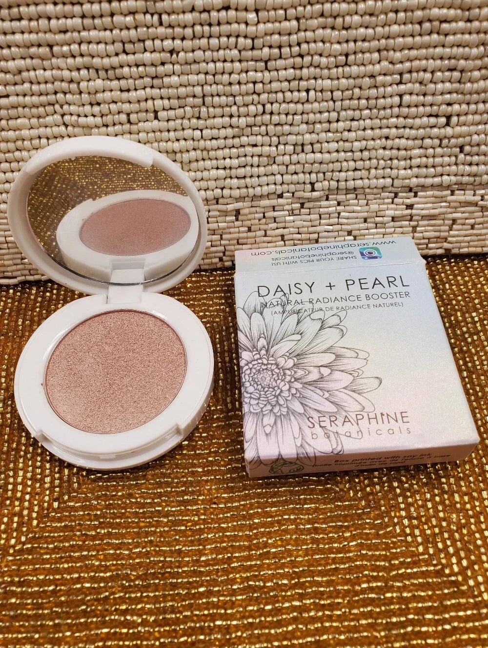 Daisy + Pearl Natural Radiance Booster Cheek Blush Seraphine Botanicals New